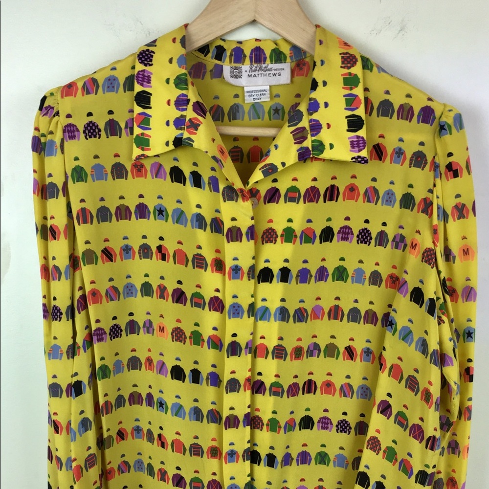 Vintage Ruth Matthews Silk Blouse